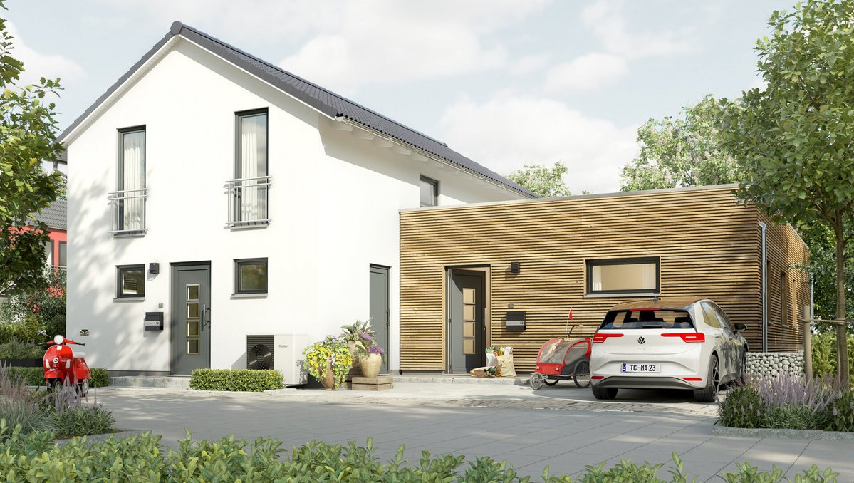 Einfamilienhaus-Aura-125-Mehrgenerationen-Holz-Strassenansicht