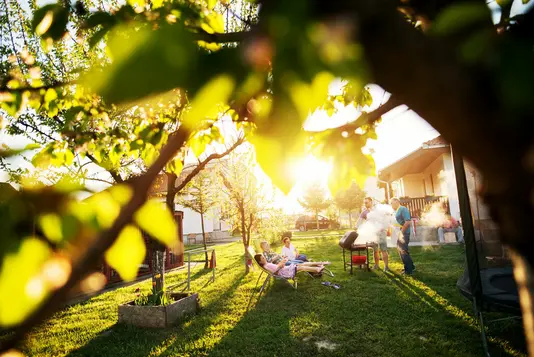 Eigener Garten am Ökohaus